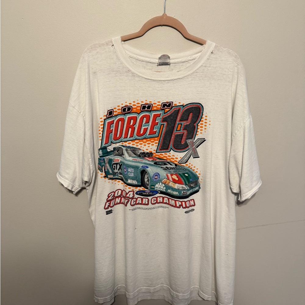 Thrashed John Force 13x tee
